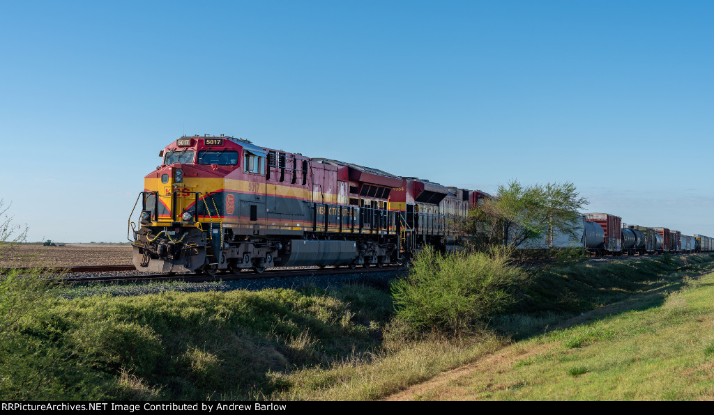 NB KCS Manifest on the UP Brownsville Sub